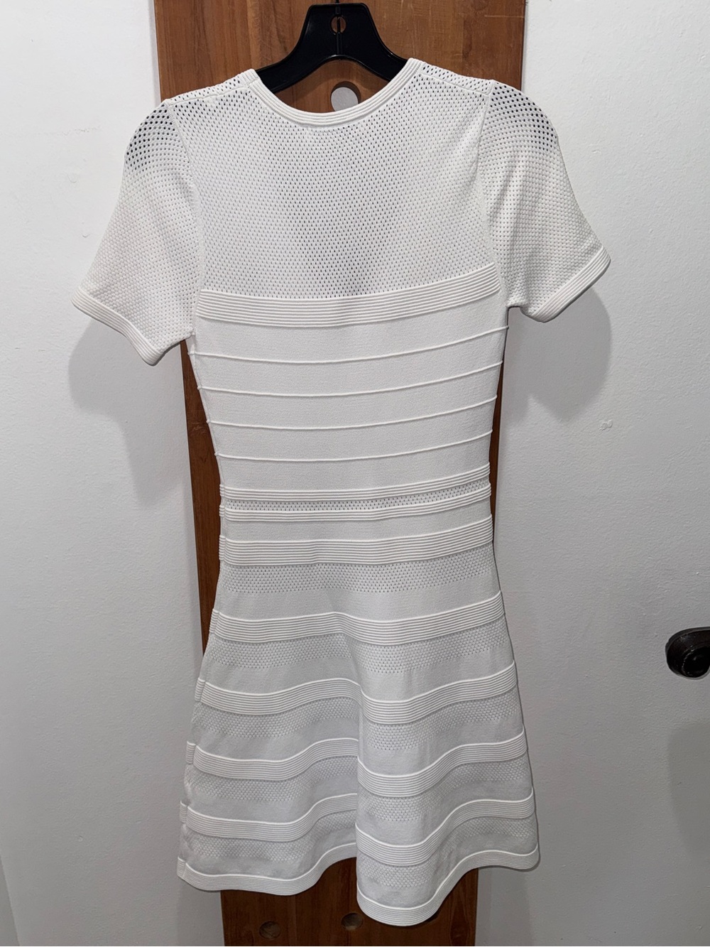 Sandro Knit Eyelet Dress - Picture 5 of 7